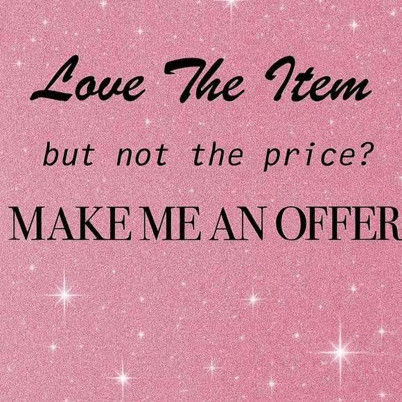 Pink Glittery Offer Sign - Picture 1 of 1